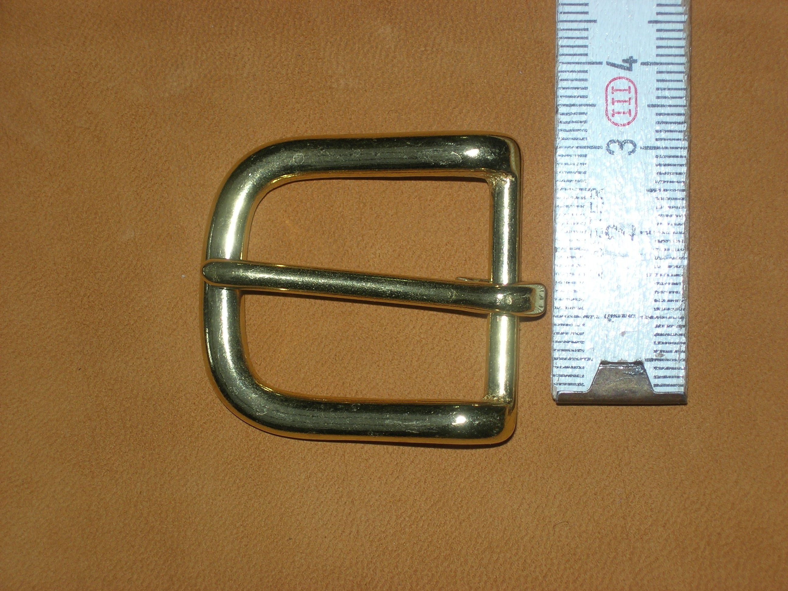 2,5 cm Messinghalbschnalle (12BN1)