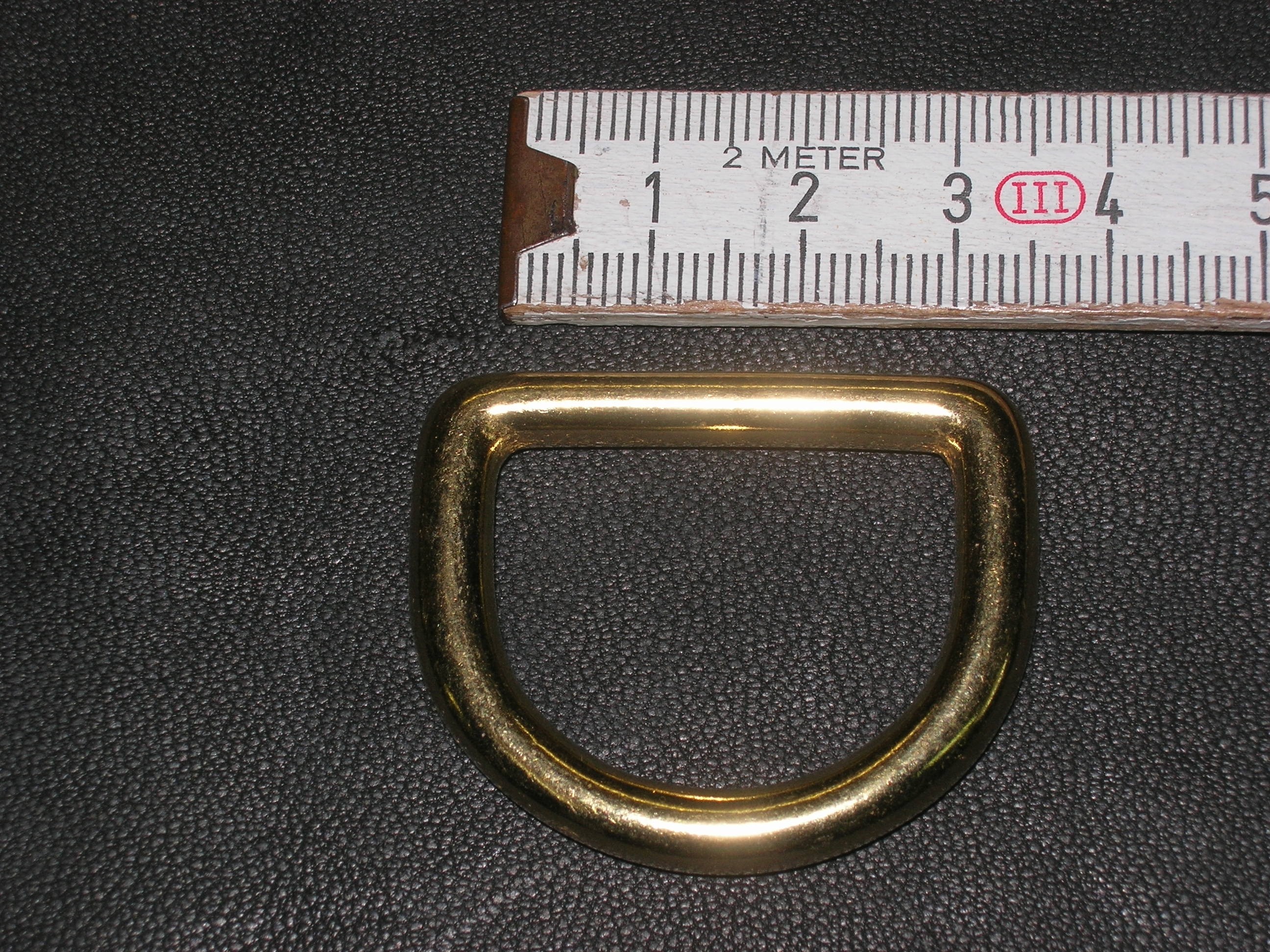 D-Ring 3,0 cm massiv messing (452B1 1/8me)