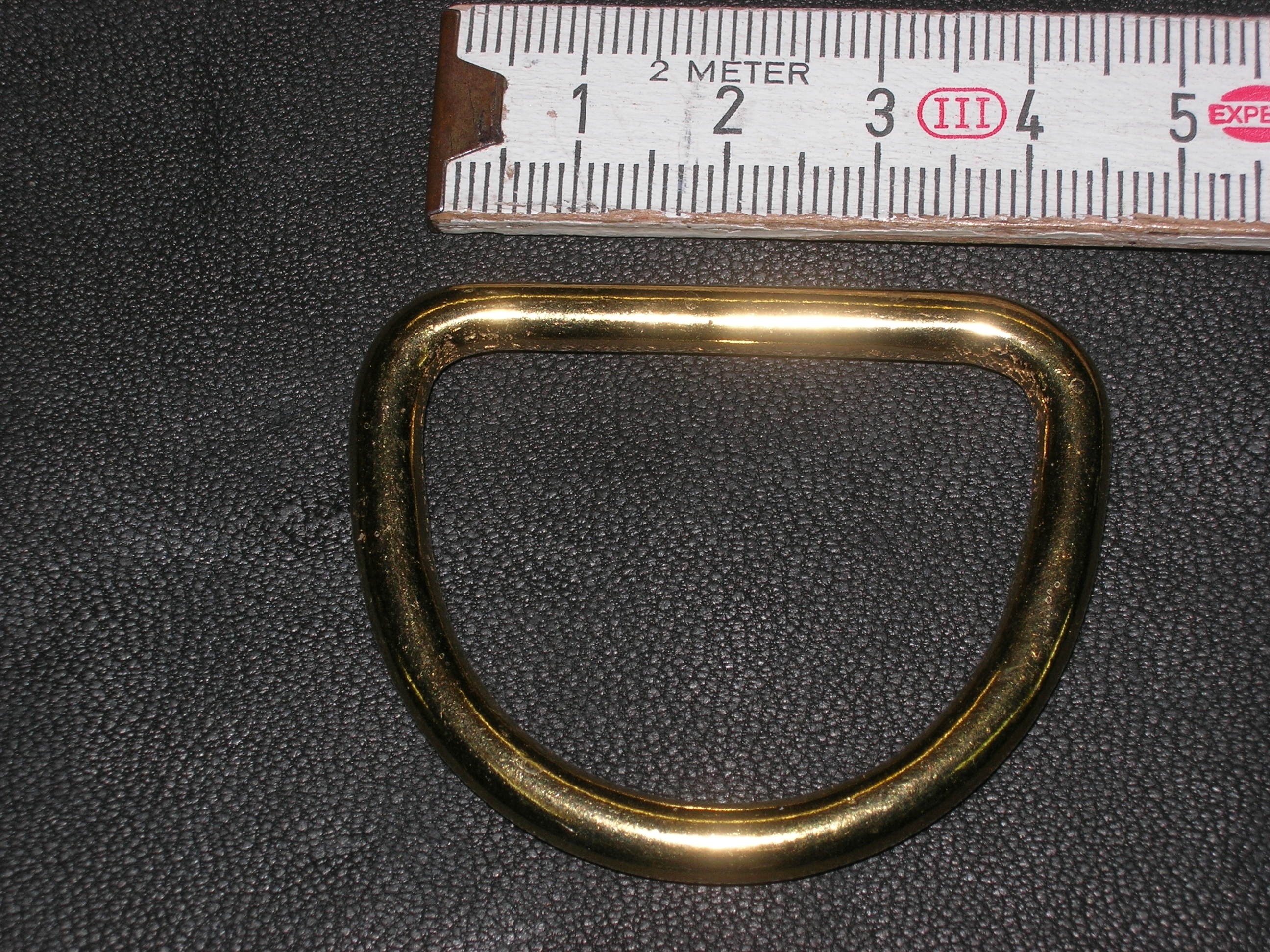 D-Ring 3,5 cm massiv messing (452B1 3/8me)