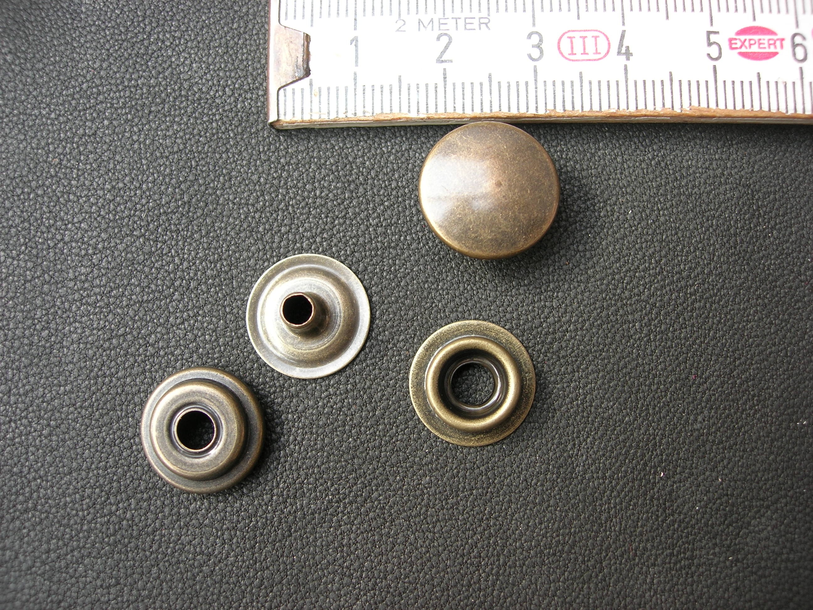 Druckknöpfe mit Ringfeder 1,5cm (DK1AME) 