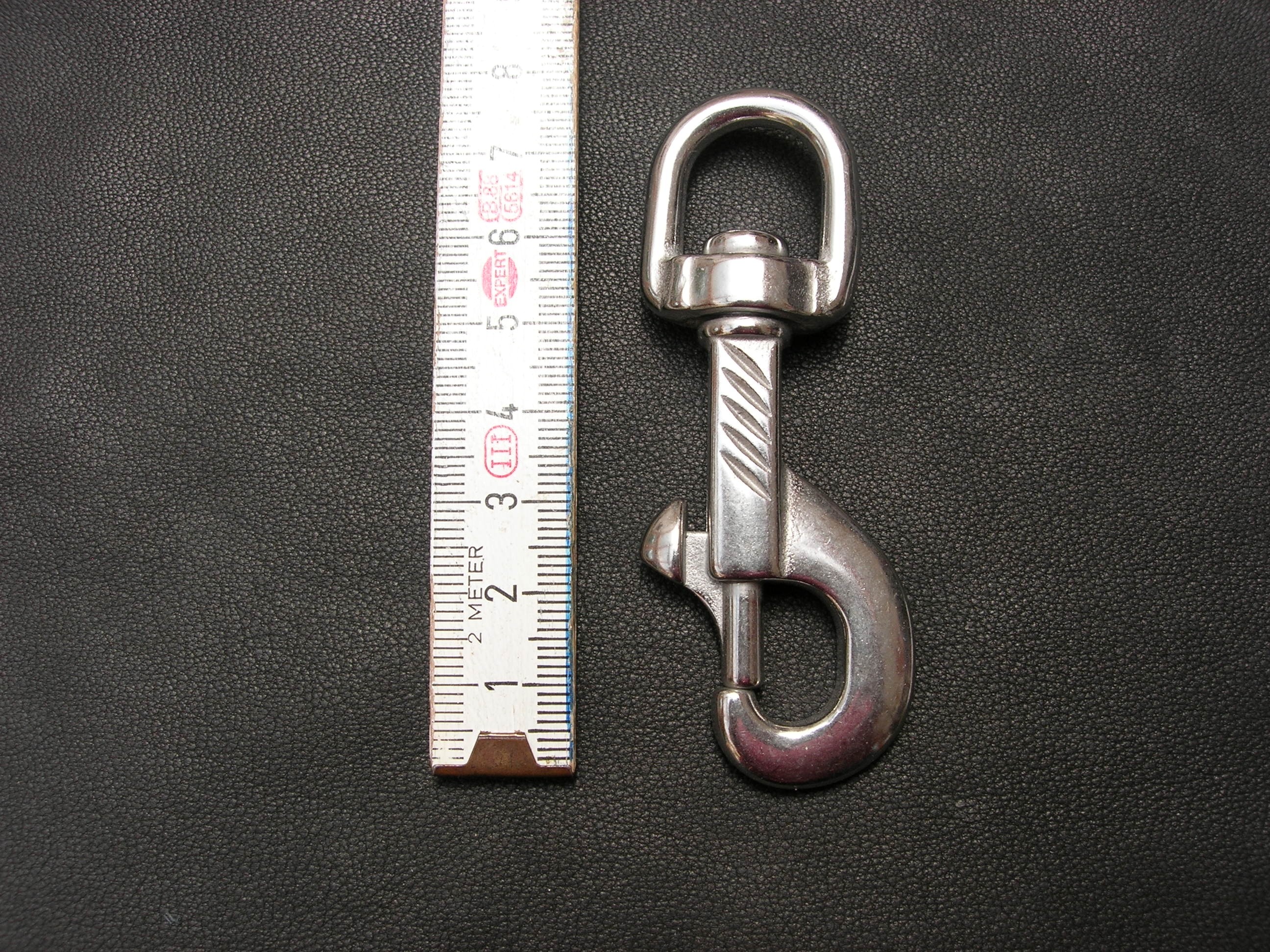 Edelstahlkarabiner (255 1/2SS) 1,5 cm
