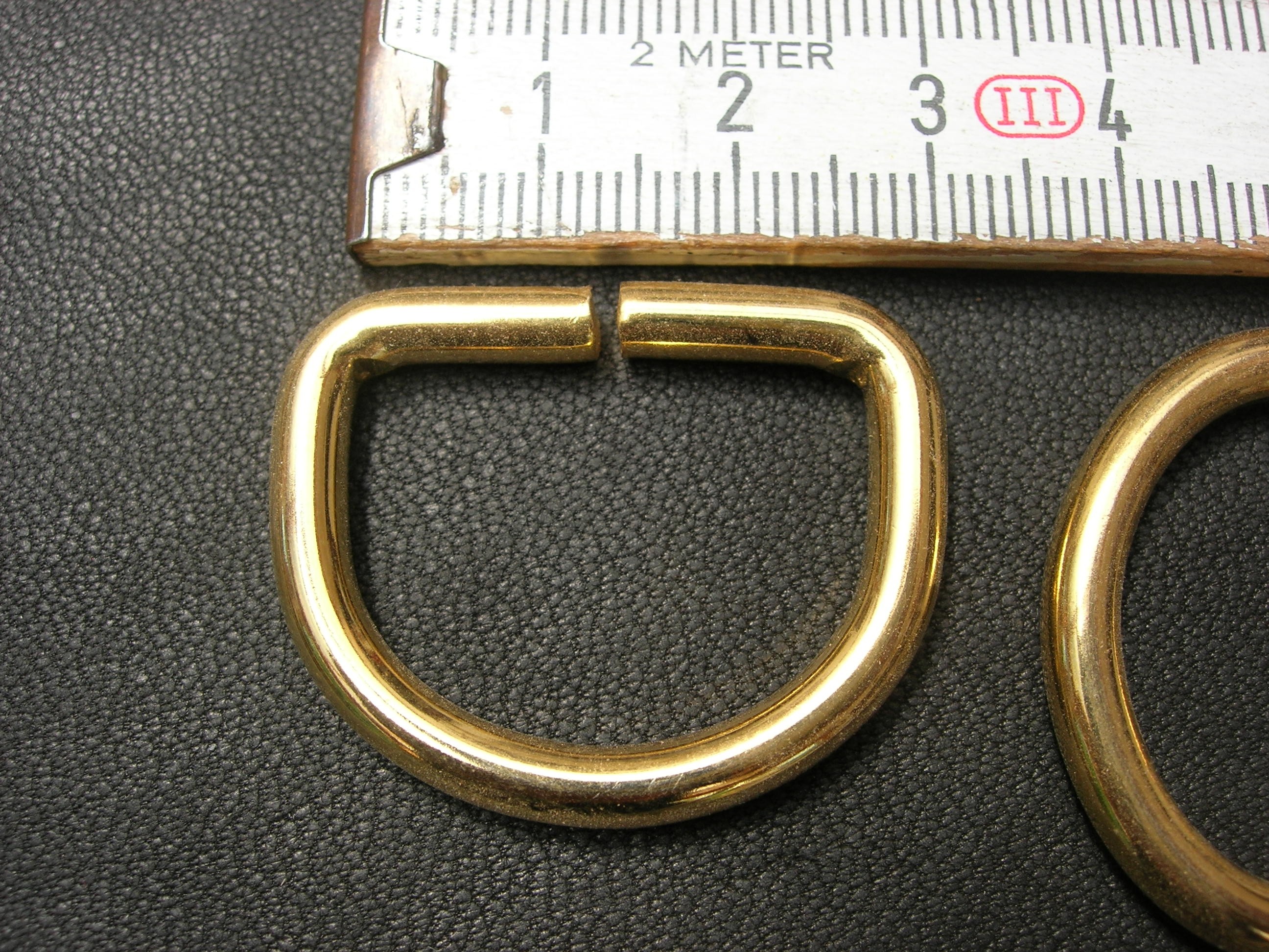 D-Ring 2,5 cm Schmuckgold (SU1313KD25)  Zur Zeit ausverkauft.