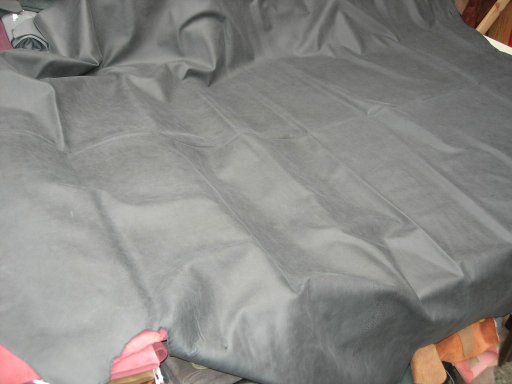 Möbelleder grau leicht antik 1,2mm (E201150KGR21) 
