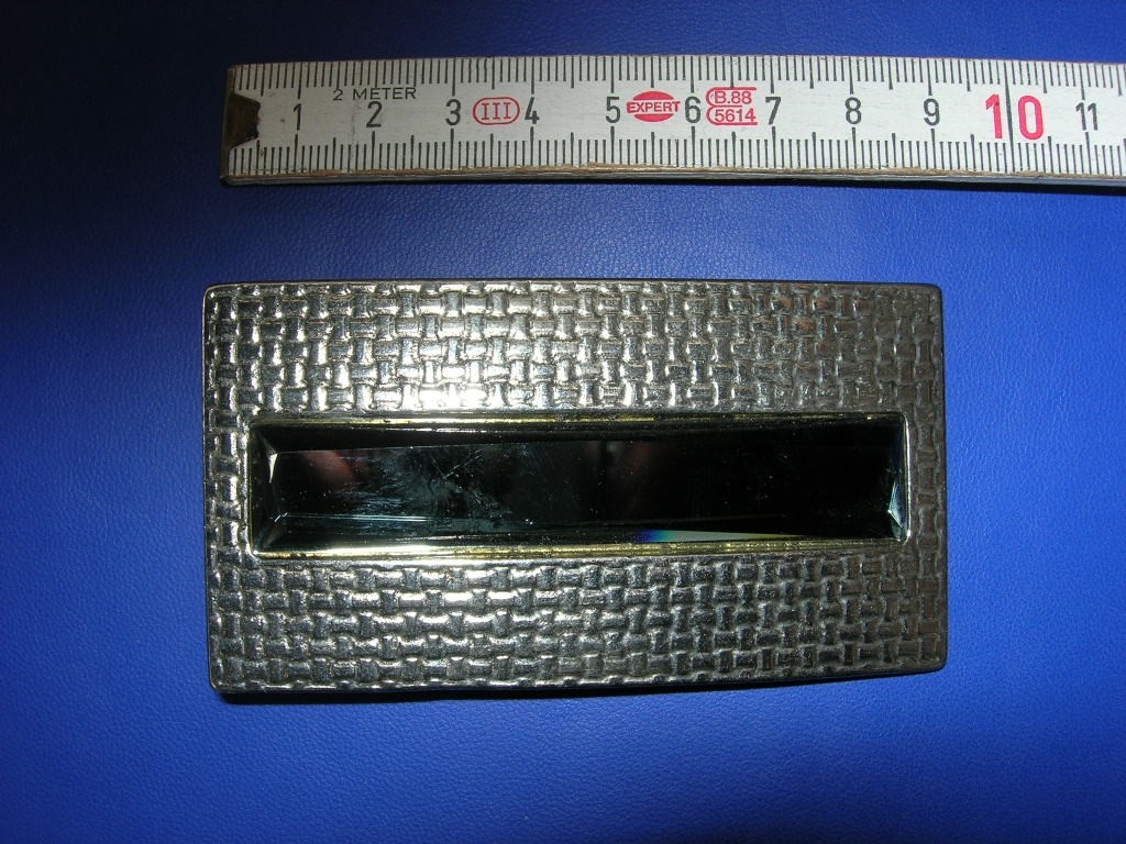 Koppelschnalle 4,0 cm "Black Diamond" brüniert (E19K20)
