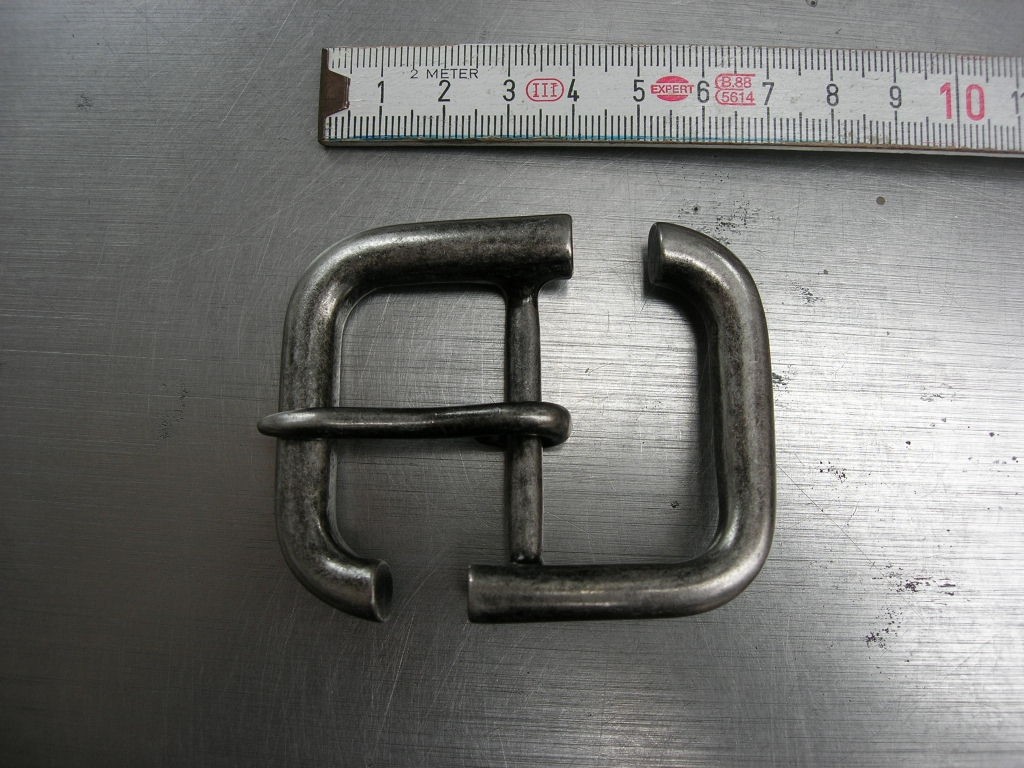 Doppelschnalle 4,0 cm alteisen (E19K107) 
