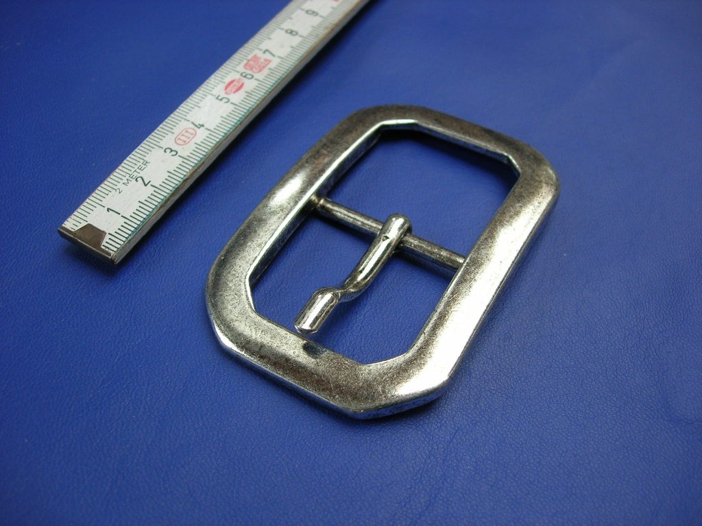 Doppelschnalle 3,5 cm alteisen (E19K188) 