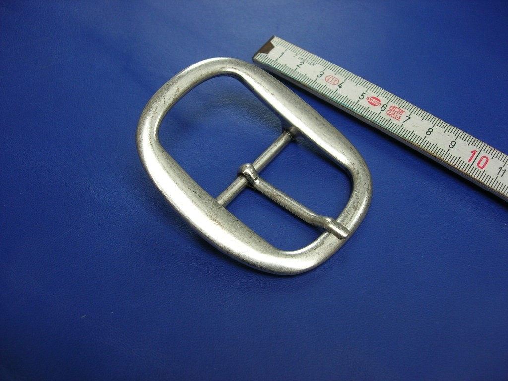 Doppelschnalle 4,0 cm altsilber (E19K259)