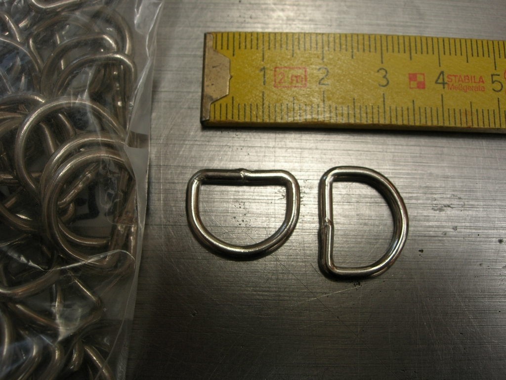 D-Ringe 13mm Stahl (H22D13) 