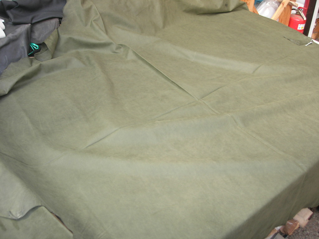 Rindleder oliv grün antik anilin 1,2mm (FA2645SGA) 