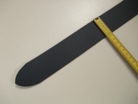 Spaltgürtelstreifen 4,5 cm. Schwarz und dunkelbraun. 1G45 Bestellware