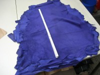 Ziegenvelour blau lila 0,4-,05mm (A1915LB)  Färben ab