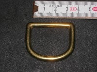 D-Ring 3,2 cm massiv messing (452B1 1/4me)