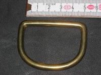 D-Ring 4,5 cm massiv messing (452B1 3/4me)