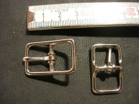 Doppelschnalle Stahl vernickelt 1,3 cm (121Z1/2NI) 