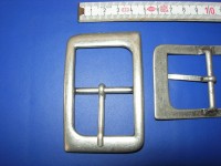 Doppelschnalle 4,0 cm altsilber (E19K22) 