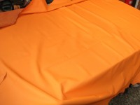 Möbelleder orange 1,2mm semi (FA2114R1) Zur Zeit leider ausverkauft.
