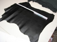 Ziegenleder Chevreaux schwarz 0,8-0,9 mm (T2215CS). Ausverkauft