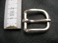 Halbschnalle 15mm Stahl vernickelt (SP1415) 