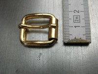 Rollschnalle Stahl schmuckgold 15mm (SP1315)