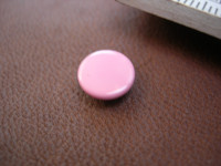 Nietköpfe ohne Unterteile 1,0cm Rosa lackiert (A2400NR). 