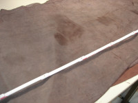 Rindlederhälften braun antik 1,1mm "Polierleder" (T1917P) 