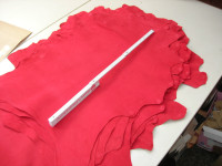 Ziegenvelour rot 1,0mm (A2516R) 