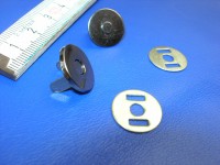 Magnetverschluss gun - bronziert klein (MVKGUN) 1,4 cm 