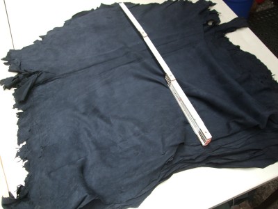 Ziegenvelour dunkelblau 0,5 mm (A1515BL) 
