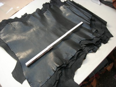 Ziegenleder schwarz 1,0 mm (T1917ZS)  Zur Zeit ausverkauft.